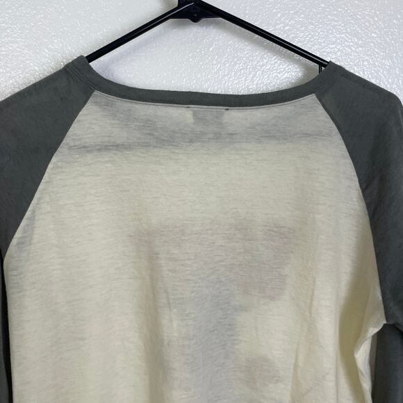 Saint Laurent Robot Shirt Size Medium Multi Graphic Logo Raglan Crew Wool Blend - Picture 10 of 15